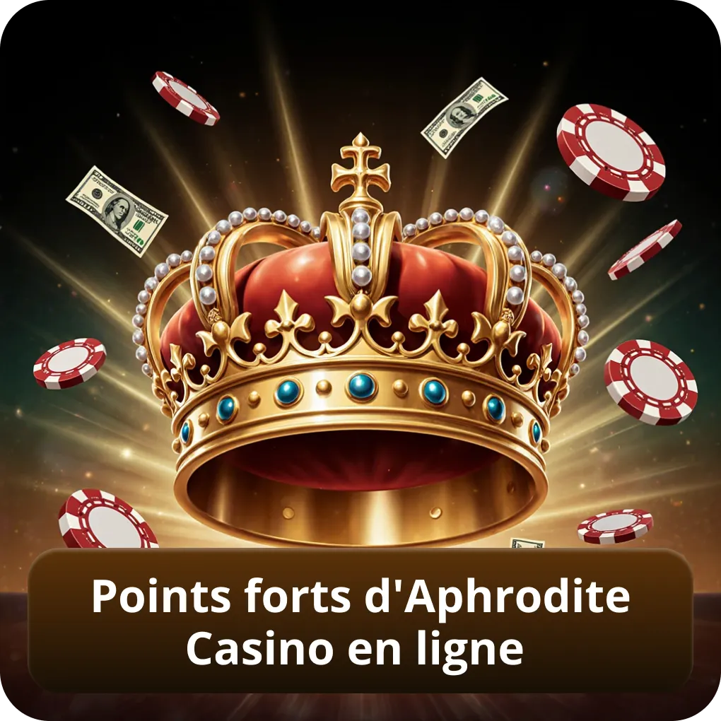 Points forts d'Aphrodite Casino en ligne